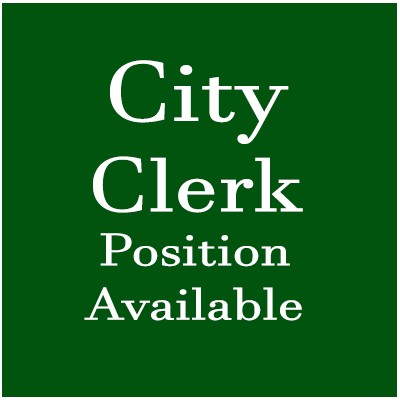 City of Argo is currently taking applications for the City Clerk position.  All applications may be turned in to City Hall, Monday-Friday from 8:00am-4:00pm