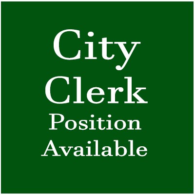 City Clerk Position City of Argo is currently taking applications for the City Clerk position. All applications may be turned in to City Hall, Monday-Friday from 8:00am-4:00pm