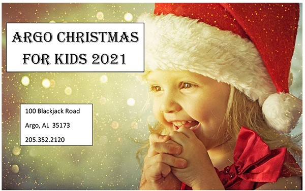 Argo Christmas for Kids 2021-1 Participation in the Argo Christmas for Kids 2021 program is limited and will be filled on a first-come, first-served basis. Please get your