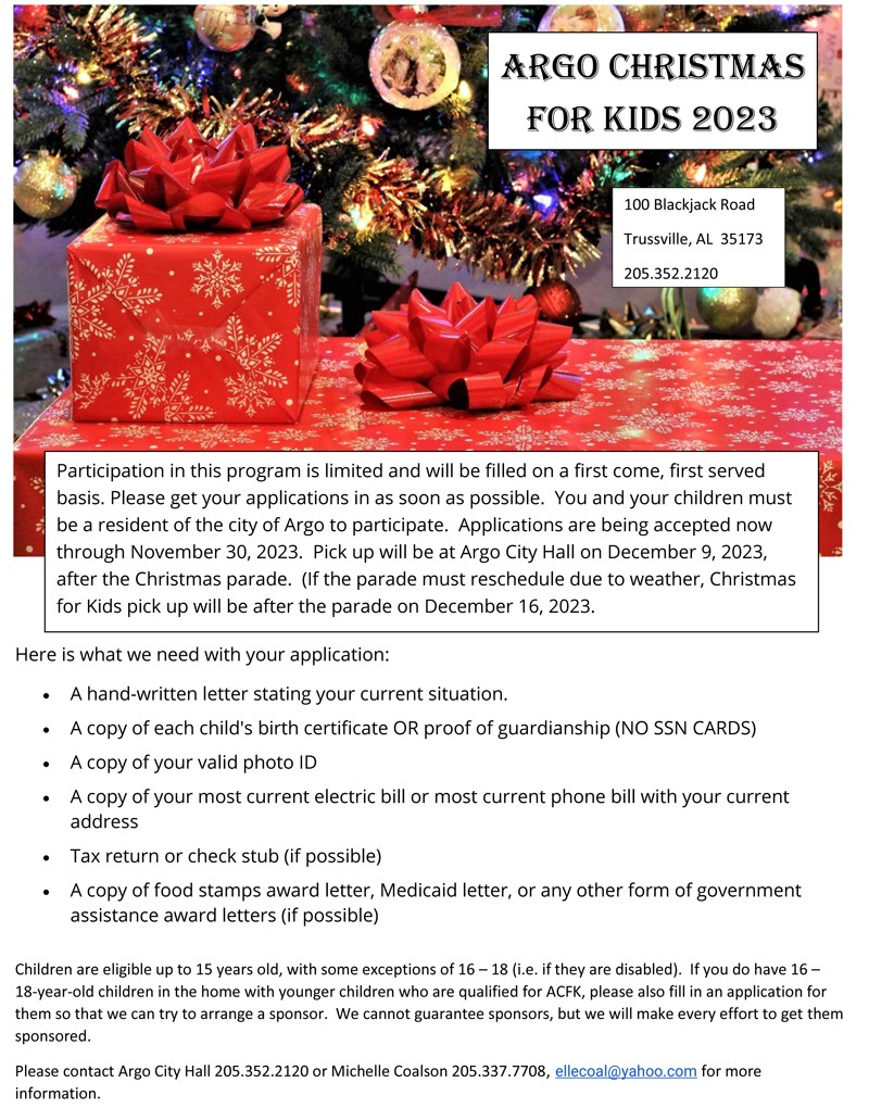 Argo Christmas for Kids 2023-1 Argo Christmas for Kids 2023-1