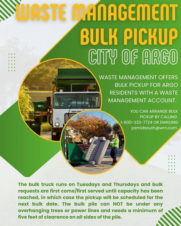argo waste mgmt bulk pickup